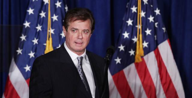 Paul Manafort en un acto electoral de abril de 2016.