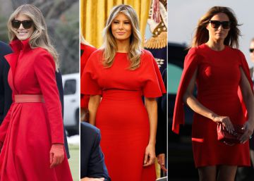 Melania se viste para la ‘América roja’