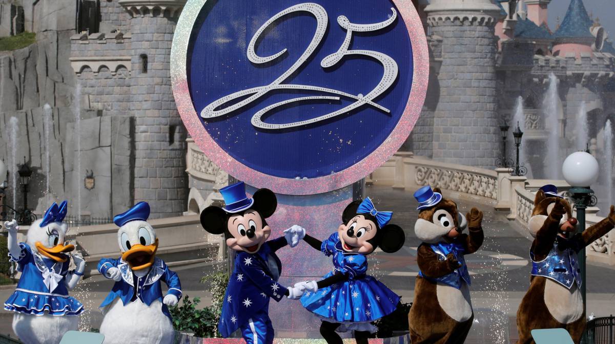 Celebración del 25 aniversario de Disneyland París.