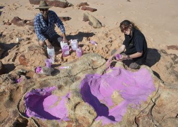 Hallado un nuevo ‘parque jurásico’ en Australia con algunas de las huellas de dinosaurio más grandes Hallado un nuevo ‘parque jurásico’ en Australia con algunas de las huellas de dinosaurio más grandes