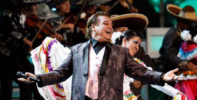 Juan Gabriel, en un concierto en México.