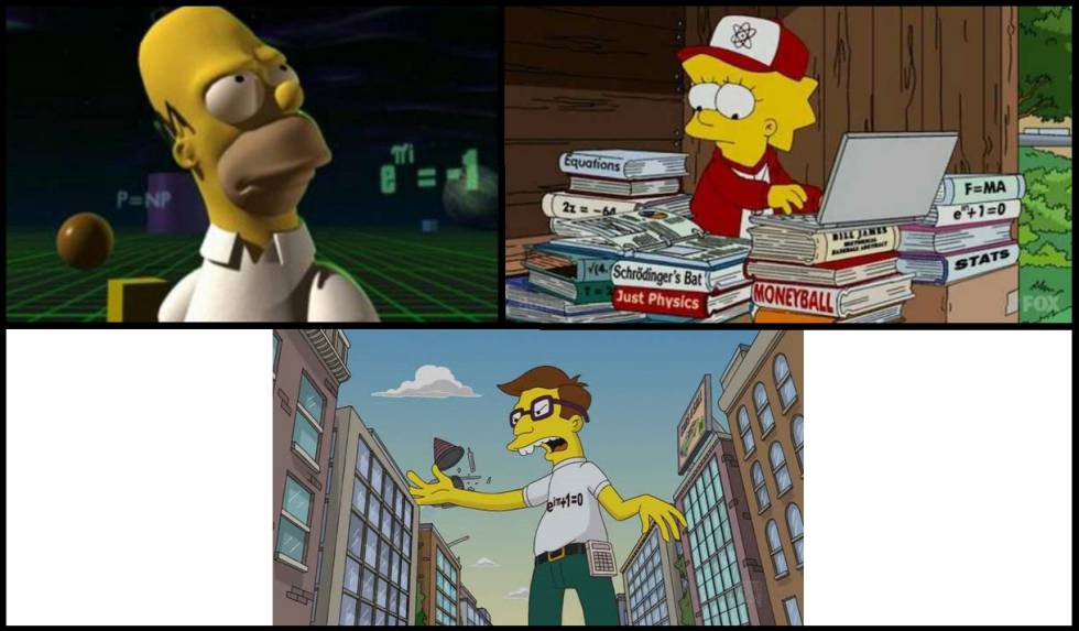 La identidad de Euler en 'Los Simpson'
