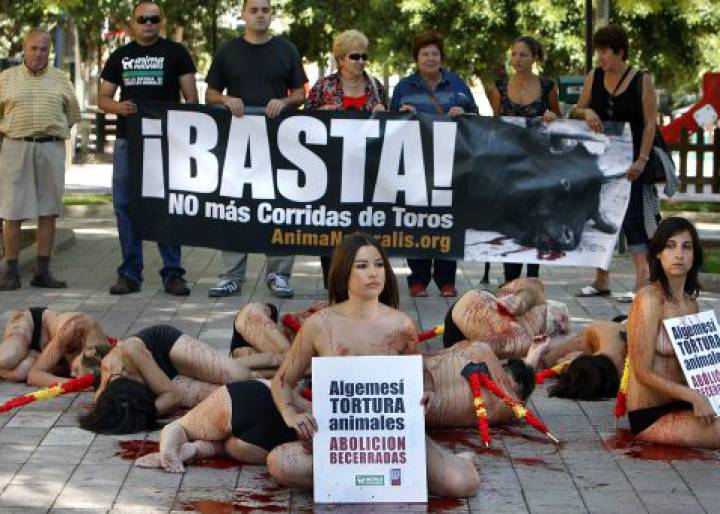 Anti-bullfight activists banned from protesting outside rings Anti-bullfight activists banned from protesting outside rings