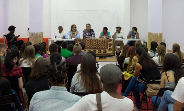 Escritores africanos y afrodescendientes en la Ferial del Libro Africano en Madrid, Centro Panafricano y de Estudios Panafricanos 2016.