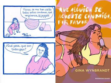 'Que alguien se acueste conmigo, por favor' (Reservoir Books) recopila los cómics, muchos autoeditados originalmente, que Wynbrandt ha ido publicando desde 2012.