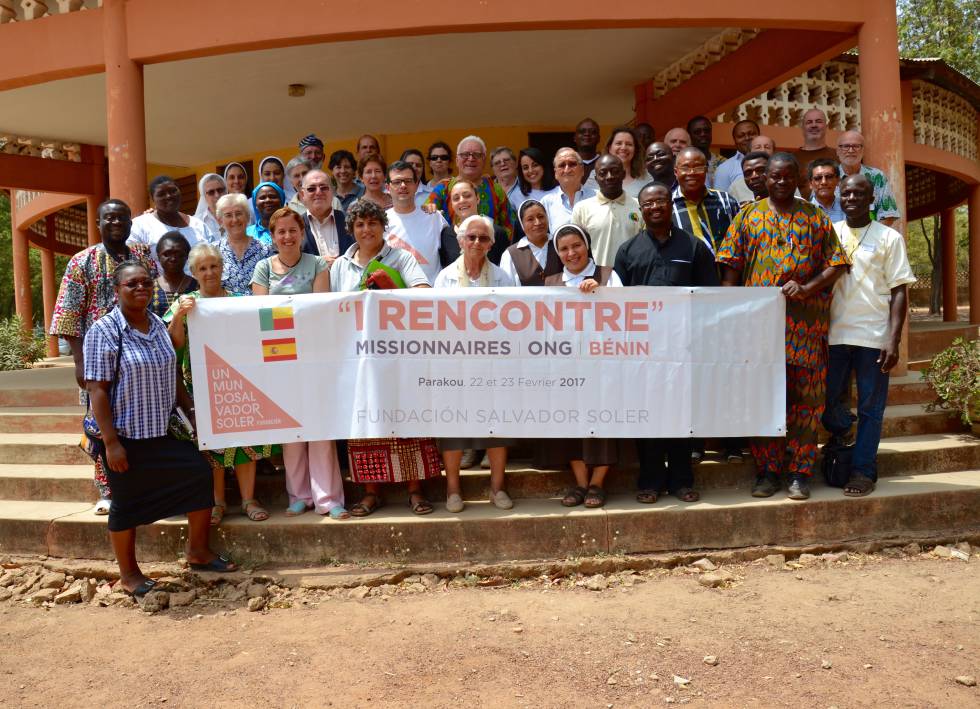 Participantes en el I Foro misioneros-ONG de Benín.