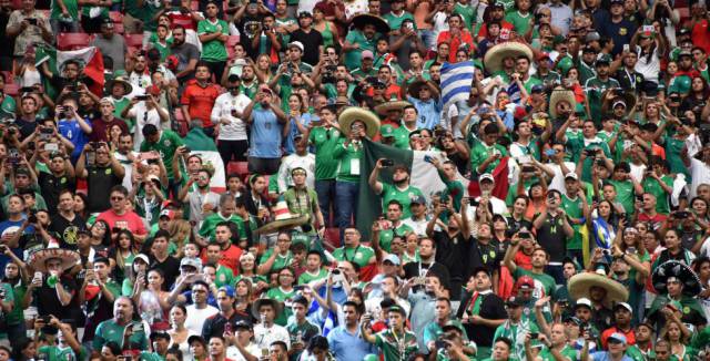 La afición de México durante la Copa América.