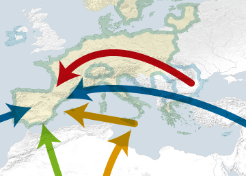 Las rutas hacia España de la trata de personas Las rutas hacia España de la trata de personas