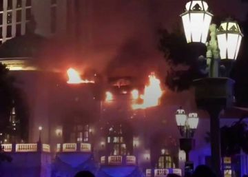 Incendio en el hotel Bellagio de Las Vegas