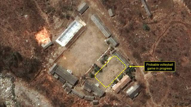 Una zona de pruebas nucleares.