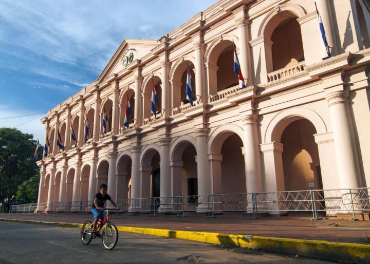 Brought up in Spain, but now forced to make a life in Paraguay Brought up in Spain, but now forced to make a life in Paraguay