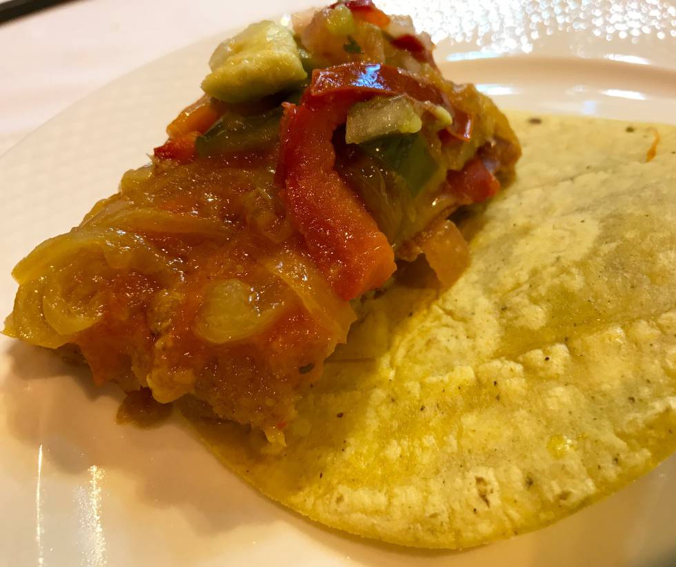 CACHOPO MESTIZO EN UN TACO MEXICANO, SEGUNDO CLASIFICADO CAPEL
