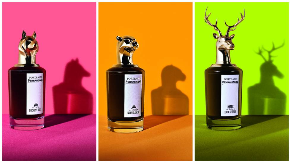 1. Duchess Rose: fresca, bella y joven, pero con un cierto halo de melancolía. 2. Lady Blanche: una mujer de carácter y un perfume con prestancia. 3. Lord George, todo un hombre: se le respeta del mismo modo que se le huele.