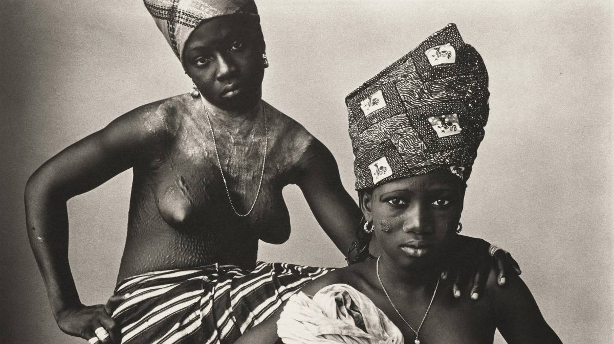 Three Dahomey Girls, One Reclining, 1967