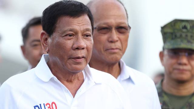 El presidente filipino, Rodrigo Duterte.