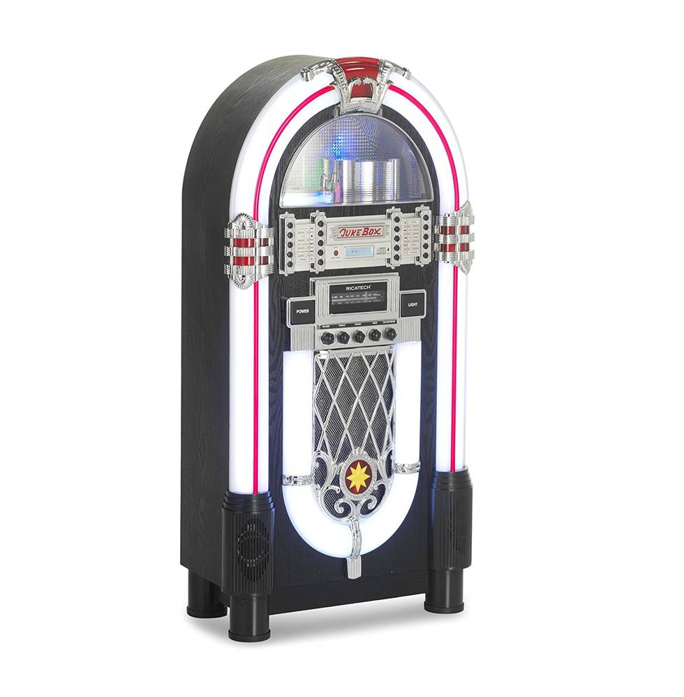 Una Jukebox, que recuerda a los diners americanos de los 50.