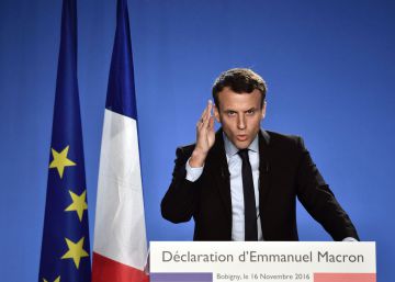 Emmanuel Macron presenta su candidatura en noviembre del pasado año.