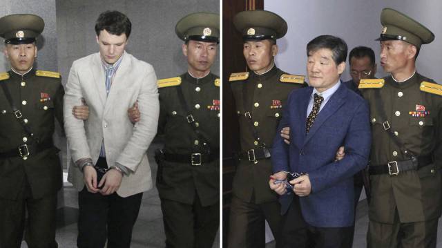 Dos estadounidenses detenidos en Corea del Norte.