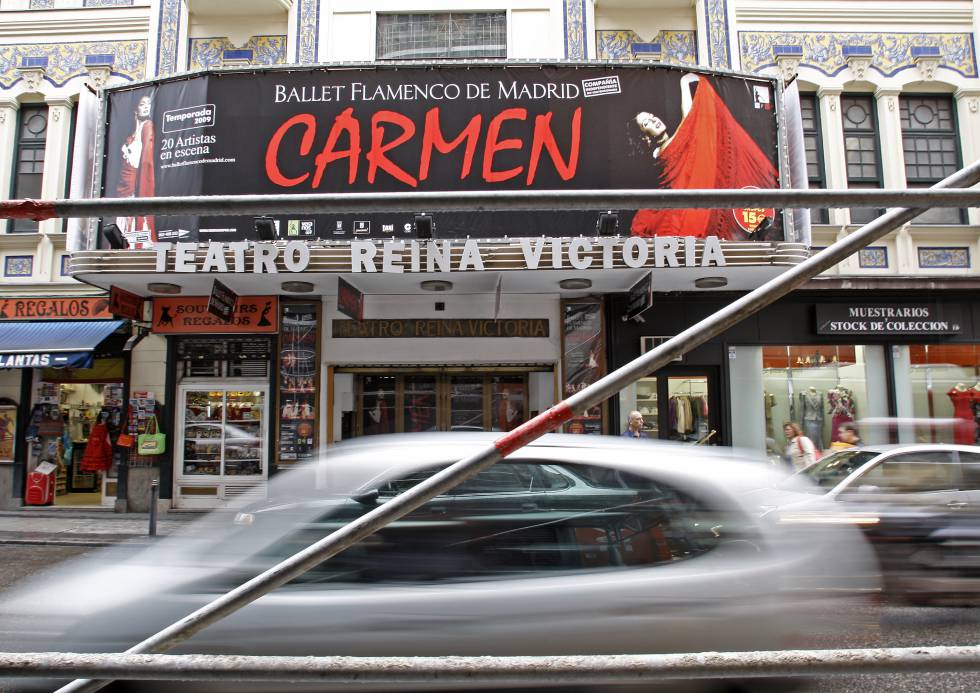 The theater in Madrid where Meyer tried to kill Spanish actor Sara Casanovas.
