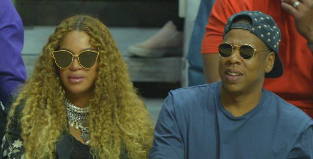 Beyoncé y Jay-Z, en un partido de Los Angles Clippers el pasado 1 de mayo.