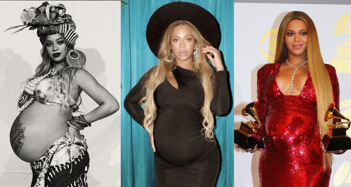 Beyoncé en imágenes recientes de su embarazo.