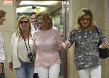 María Teresa Campos recibe el alta después del ictus María Teresa Campos recibe el alta después del ictus
