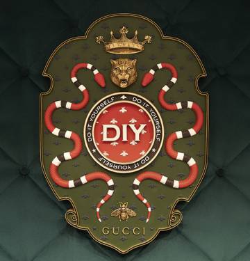 El proyecto DIY aspira a reflejar la personalidad de los clientes de Gucci.