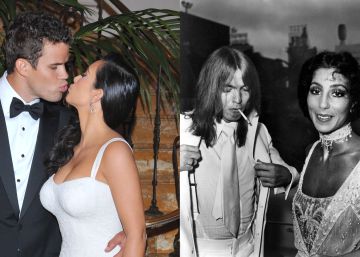 Kim Kardashian, Cher y otros breves matrimonios de famosos Kim Kardashian, Cher y otros breves matrimonios de famosos
