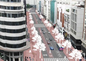 Avenida mais famosa de Madri vai reduzir espaço dos carros para privilegiar árvores e bicicletas