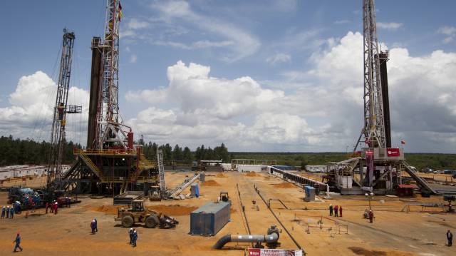 Una instalación petrolera de Pdvsa en Venezuela.