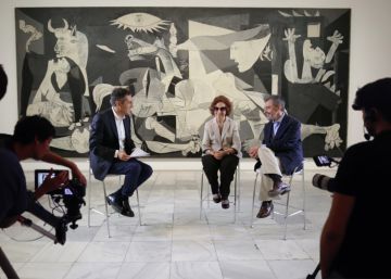 Pintura y palabra: EL PAÍS junto al ‘Guernica’ Pintura y palabra: EL PAÍS junto al ‘Guernica’