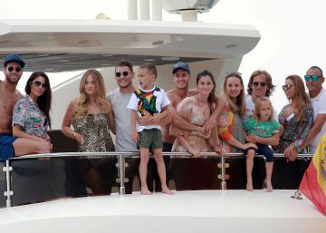 Los jugadores del Madrid se prepararon para la final de la Champions en Ibiza