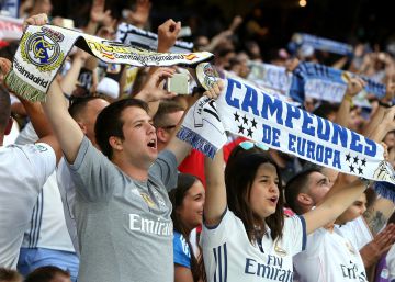 El Santiago Bernabéu se llena para ver la final de la Champions League