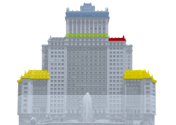 Proyecto de Riu para el Edificio España Proyecto de Riu para el Edificio España