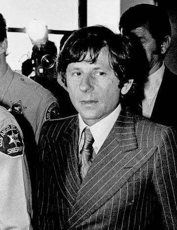 Roman Polanski, en los juzgados de Santa Mónica en agosto de 1977 tras se acusado de violar a Geimer.