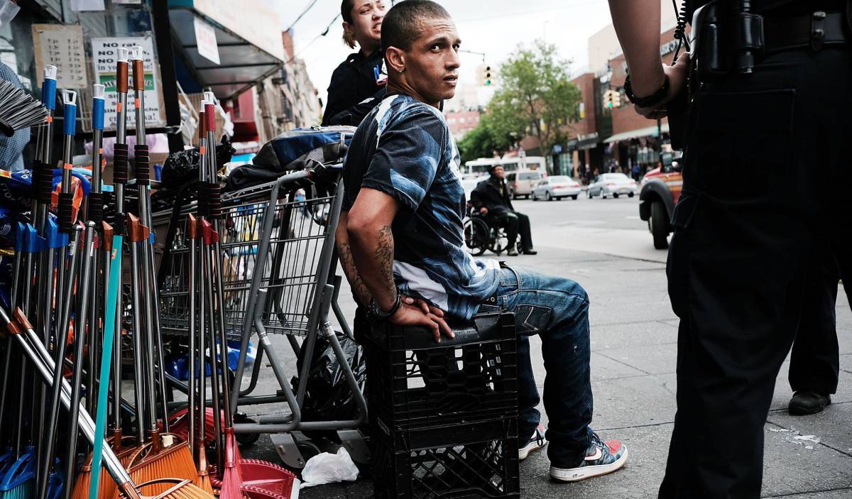 Un joven es detenido con droga el pasado 7 de junio en el Bronx. en Nueva York.
