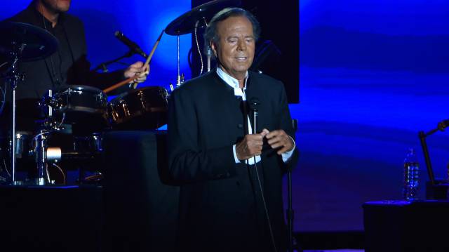 Julio Iglesias, en un concierto en Montecarlo en 2016.