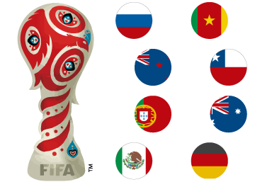 Grupos, sedes y calendarios de la Copa Confederaciones 2017 Grupos, sedes y calendarios de la Copa Confederaciones 2017