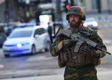 Las imágenes del atentado frustrado de Bruselas Las imágenes del atentado frustrado de Bruselas