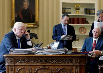 Cada vez menos gente
quiere trabajar con Trump Cada vez menos gente
quiere trabajar con Trump