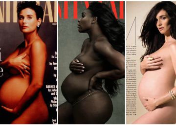 Antes de Serena Williams, ellas también posaron embarazadas y desnudas