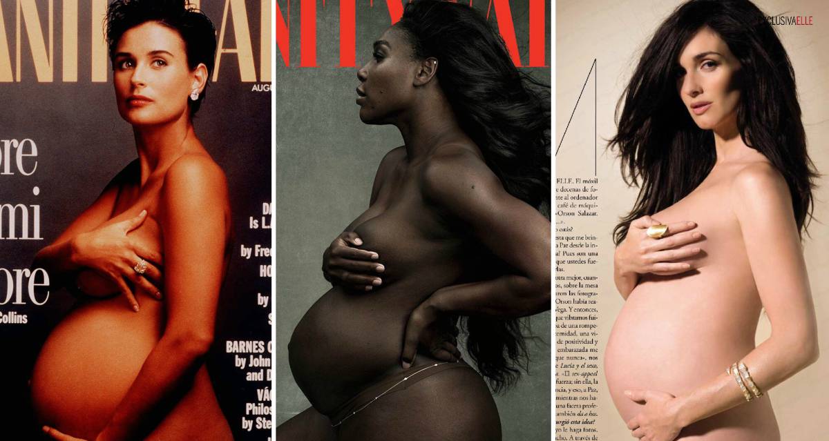 De izquierda a derecha: Demi Moore, Serena Williams y Paz Vega.