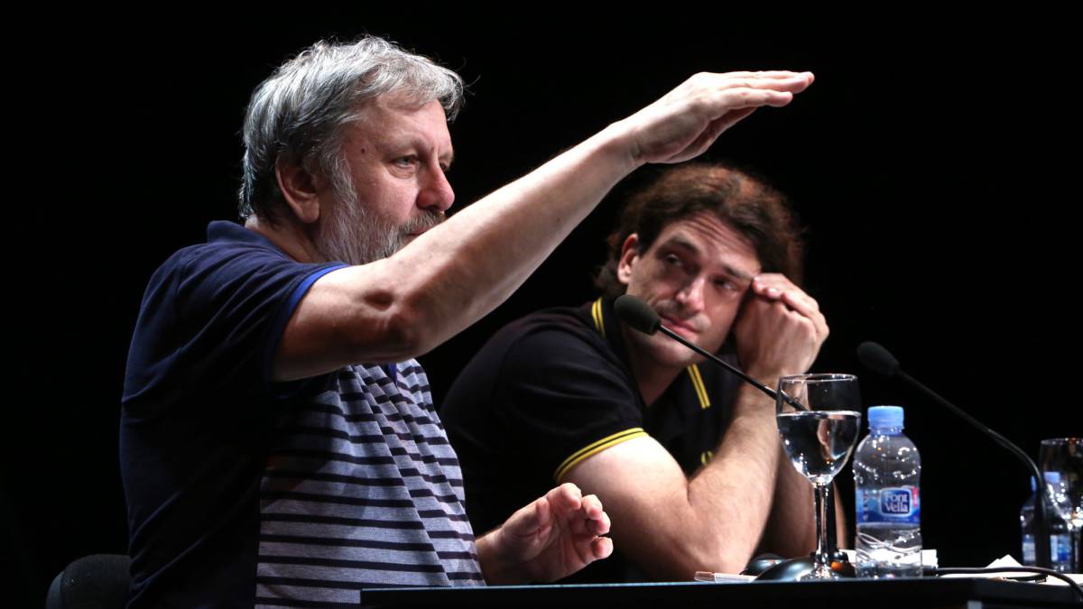 Slavoj Zizek, este miércoles en Madrid.