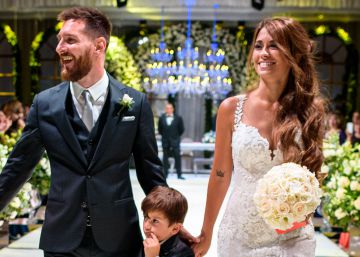 Las fotos de Antonela de su boda con Messi (y las de Neymar y Shakira)