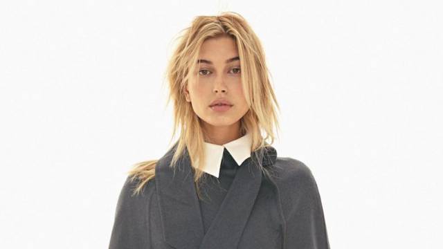Hailey Baldwin, imagen de Carolina Herrera.