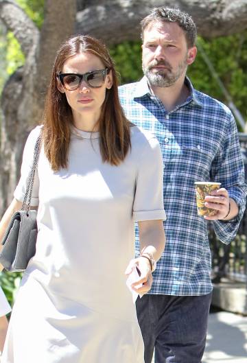 Los actores Jennifer Garner y Ben Affleck en Los Ángeles el pasado mes de abril.