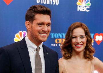 Michael Bublé y Luisana Lopilato, en un evento en Nueva York en septiembre de 2016.
