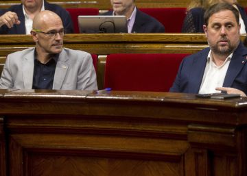 Junqueras y Romeva van de compras en pareja Junqueras y Romeva van de compras en pareja