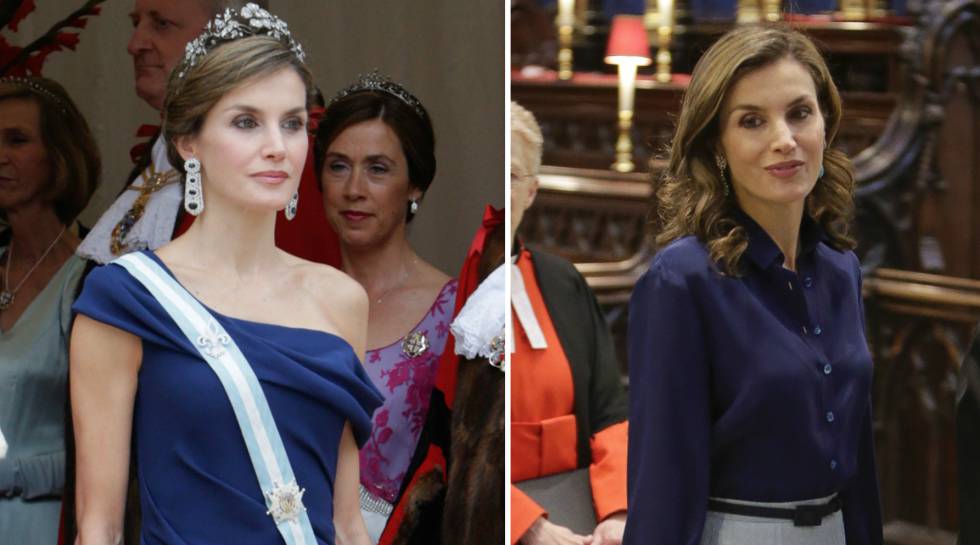 Letizia conquista el Reino Unido con su estilo