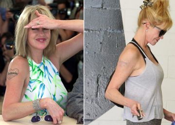 Melanie Griffith y otros famosos que se borran tatuajes de amor